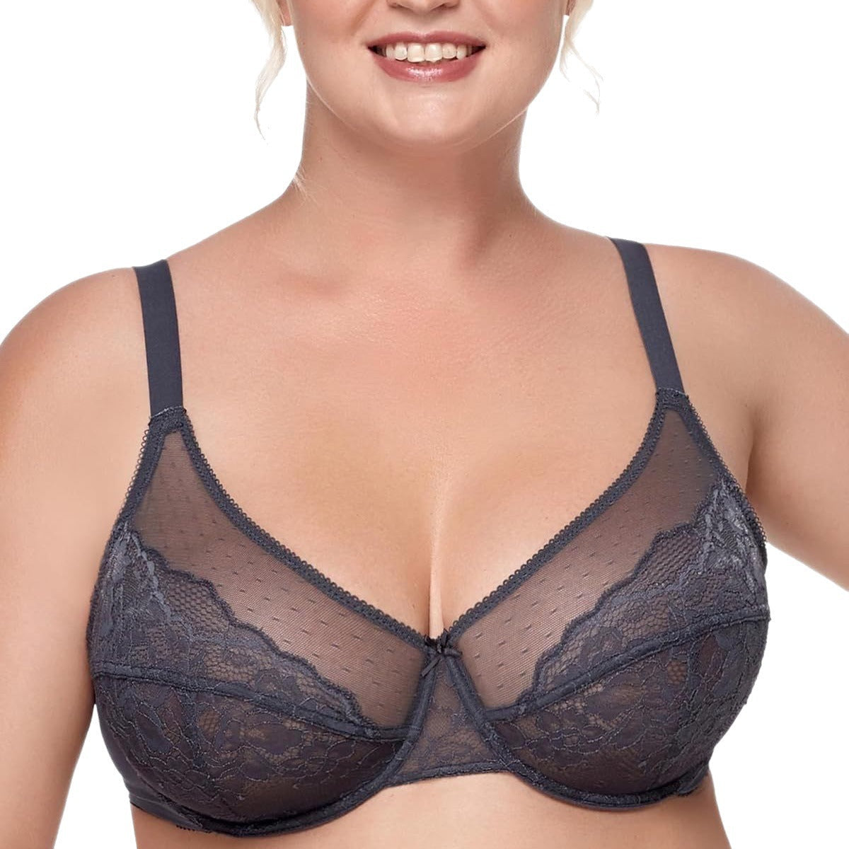 Full-Coverage Laced Minimizer Bra