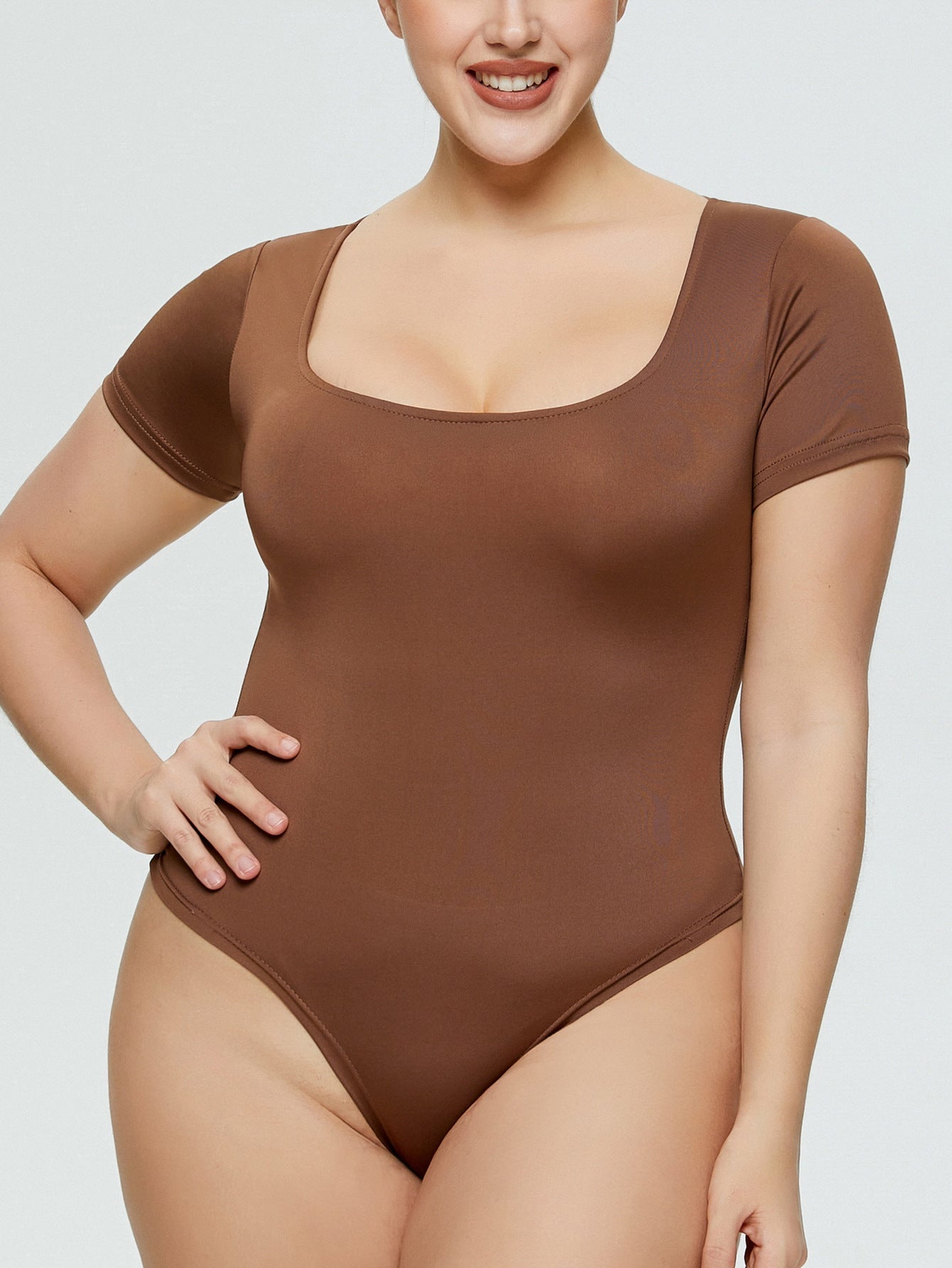 Square Neck Thong Bodysuit™