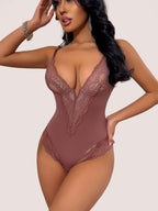 Half Lace V Bodysuit™