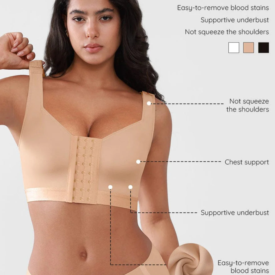 Front Closure Compression Mastectomy Bra