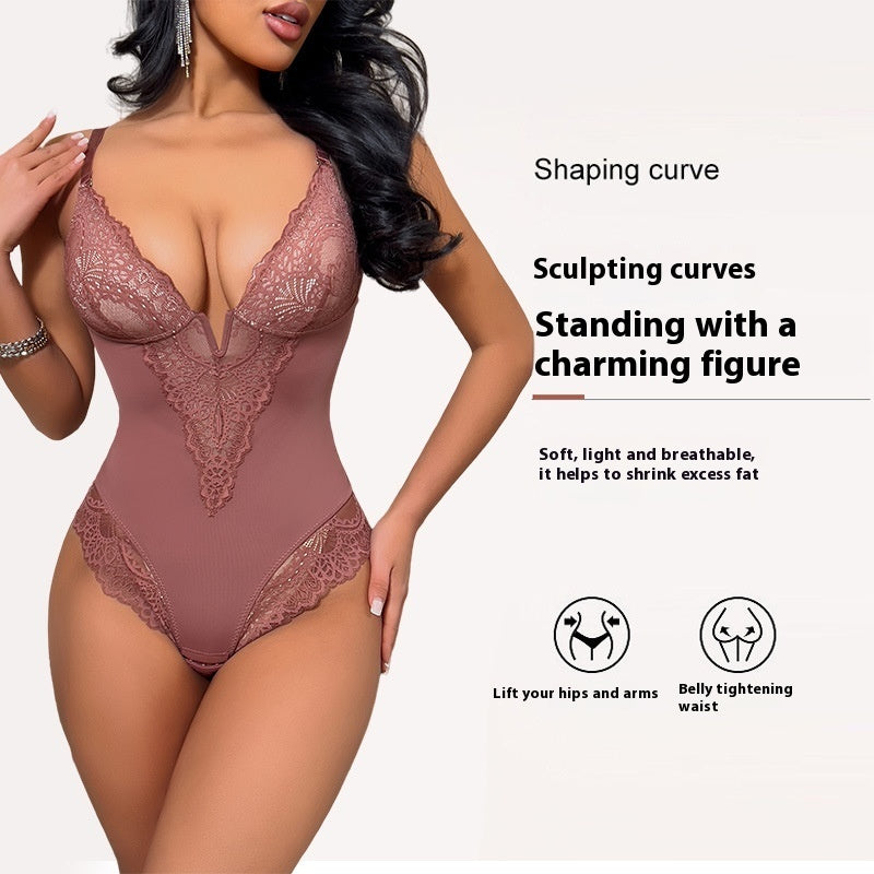 Half Lace V Bodysuit™