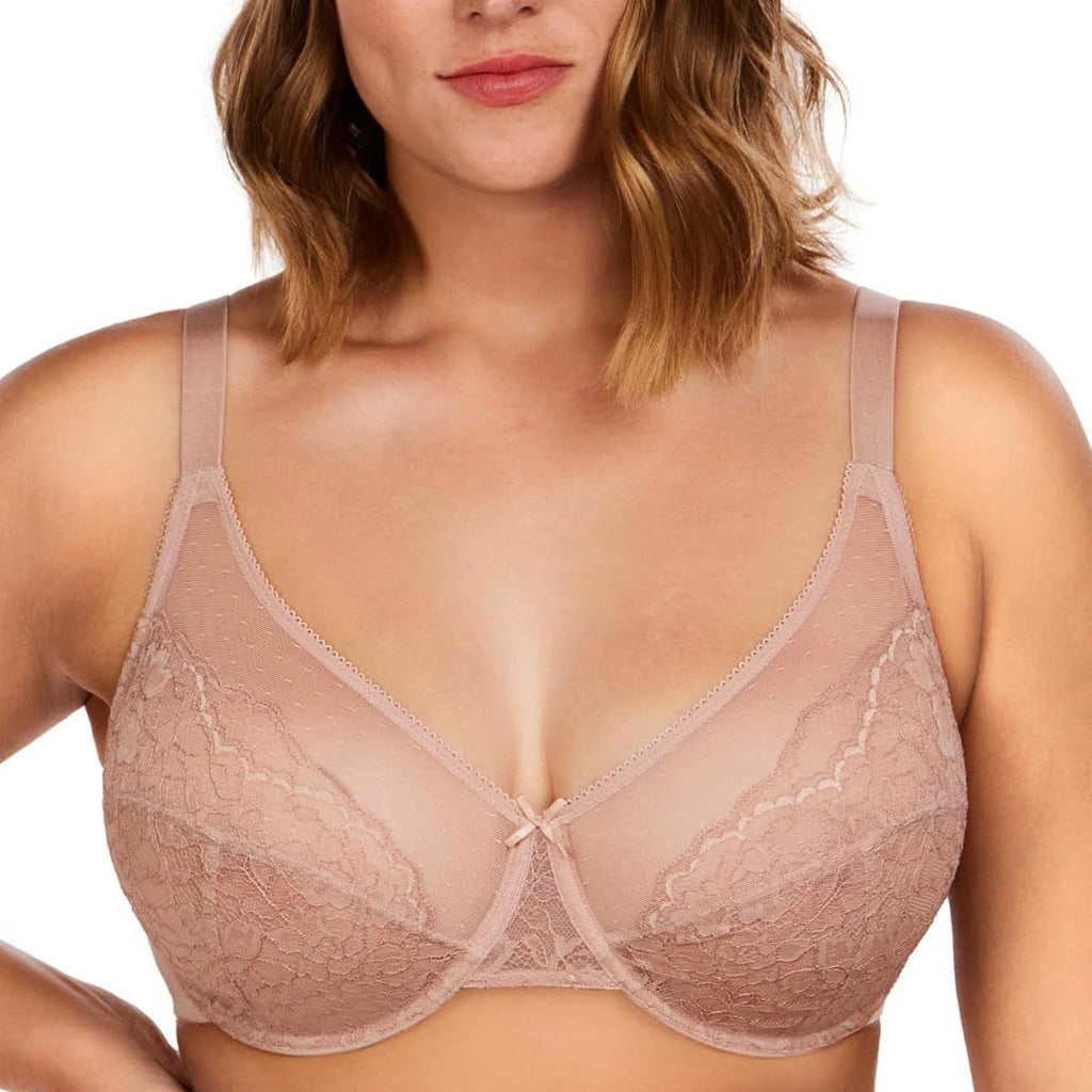 Full-Coverage Laced Minimizer Bra