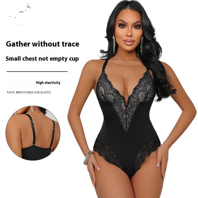 Half Lace V Bodysuit™ Main Image