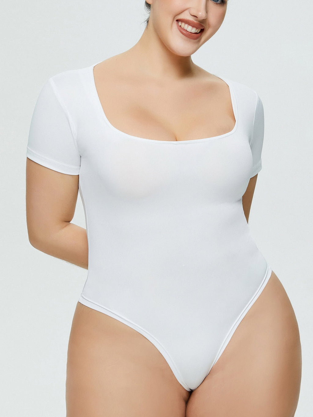 Square Neck Thong Bodysuit™